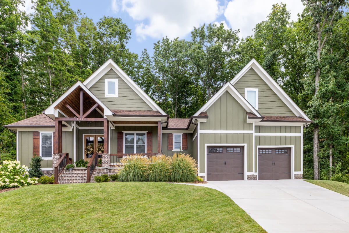 European style custom home in Black Creek, TN — Baker Homes